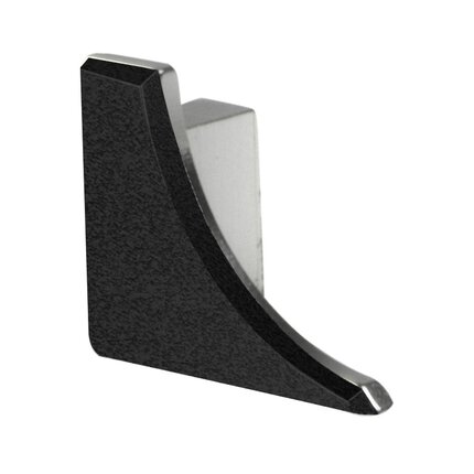 DILEX-AHK END CAP LEFT ALUM MATTE BLACK