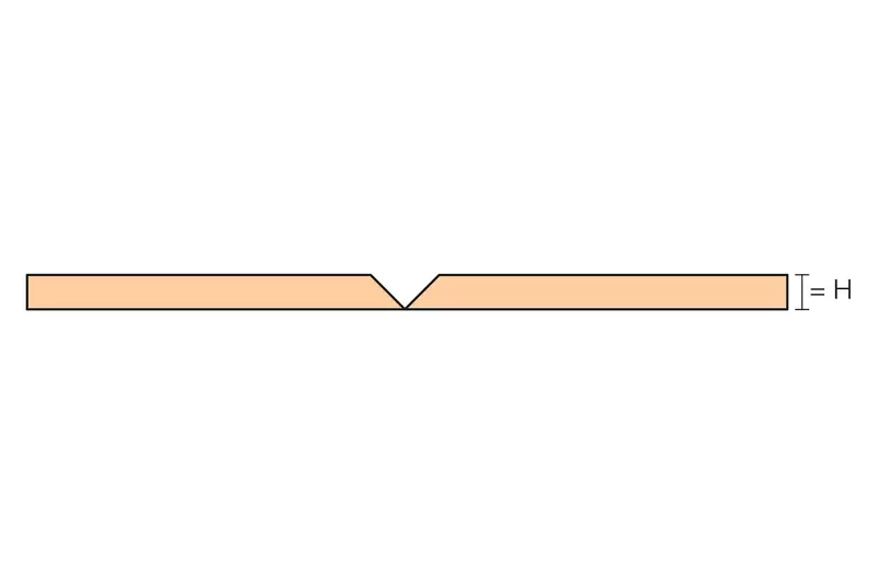 Genomskärningsritning KERDI-BOARD-E 1