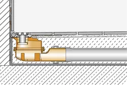 Kesit çizimi KERDI-LINE-VARIO-H 40 WOT 1