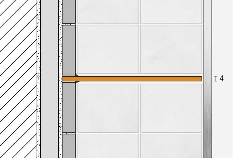 Cross-section drawing SHELF-N-S1 1