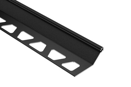 FINEC-SQ TRIM 9/16" ALUM MATTE BLACK
