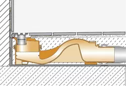 Genomskärningsritning KERDI-LINE-VARIO-H 2