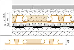 Genomskärningsritning BEKOTEC-DRAIN 2