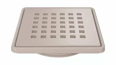SQUARE kivitelű, TRENDLINE bevonat&uacute; Schl&uuml;ter-KERDI-DRAIN v&iacute;zelvezető r&aacute;cs