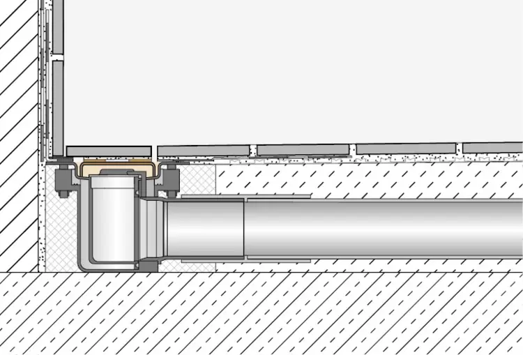 Cross-section drawing KERDI-LINE-D-G3 1