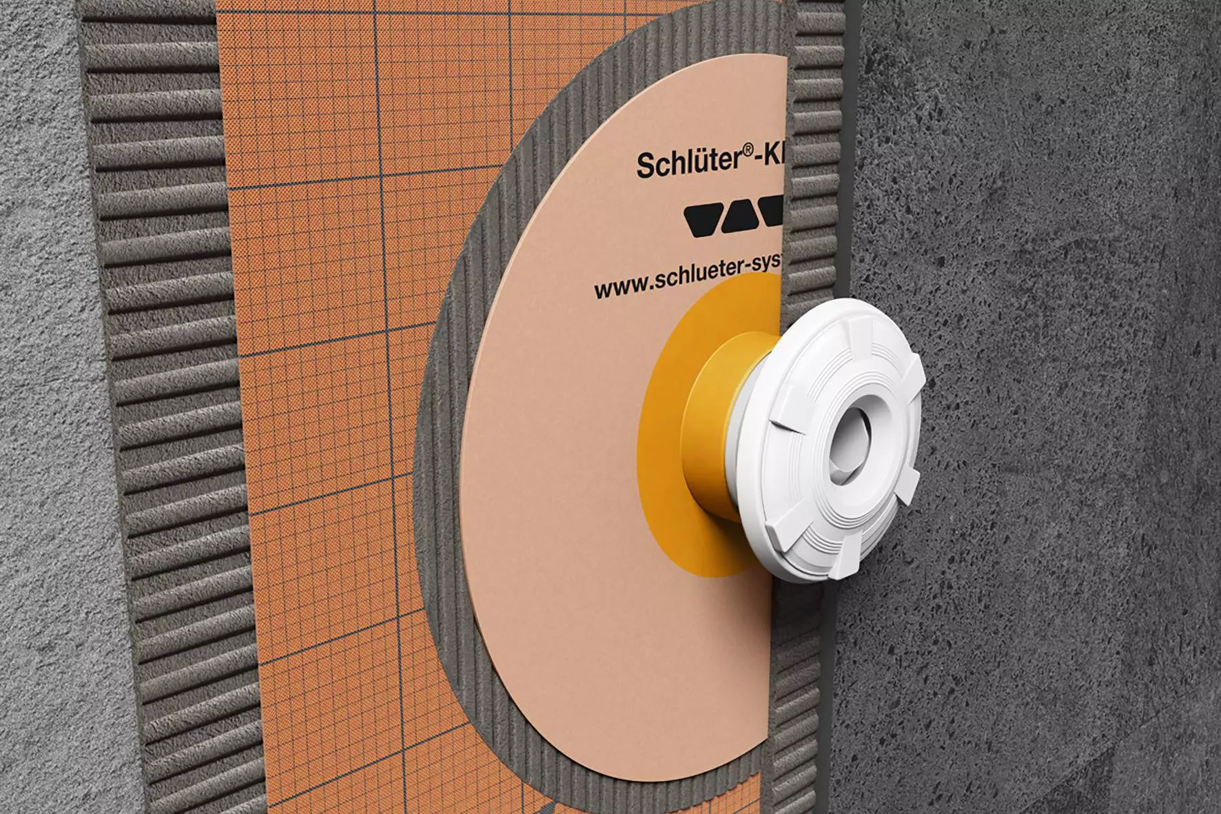 Detalle de un ejemplo de construcci&oacute;n de elementos de impermeabilizaci&oacute;n Schl&uuml;ter-KERDI en la zona cr&iacute;tica de una piscina