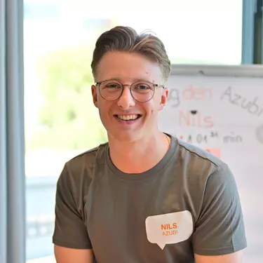 Nils, Auszubildender zum Industriemechaniker