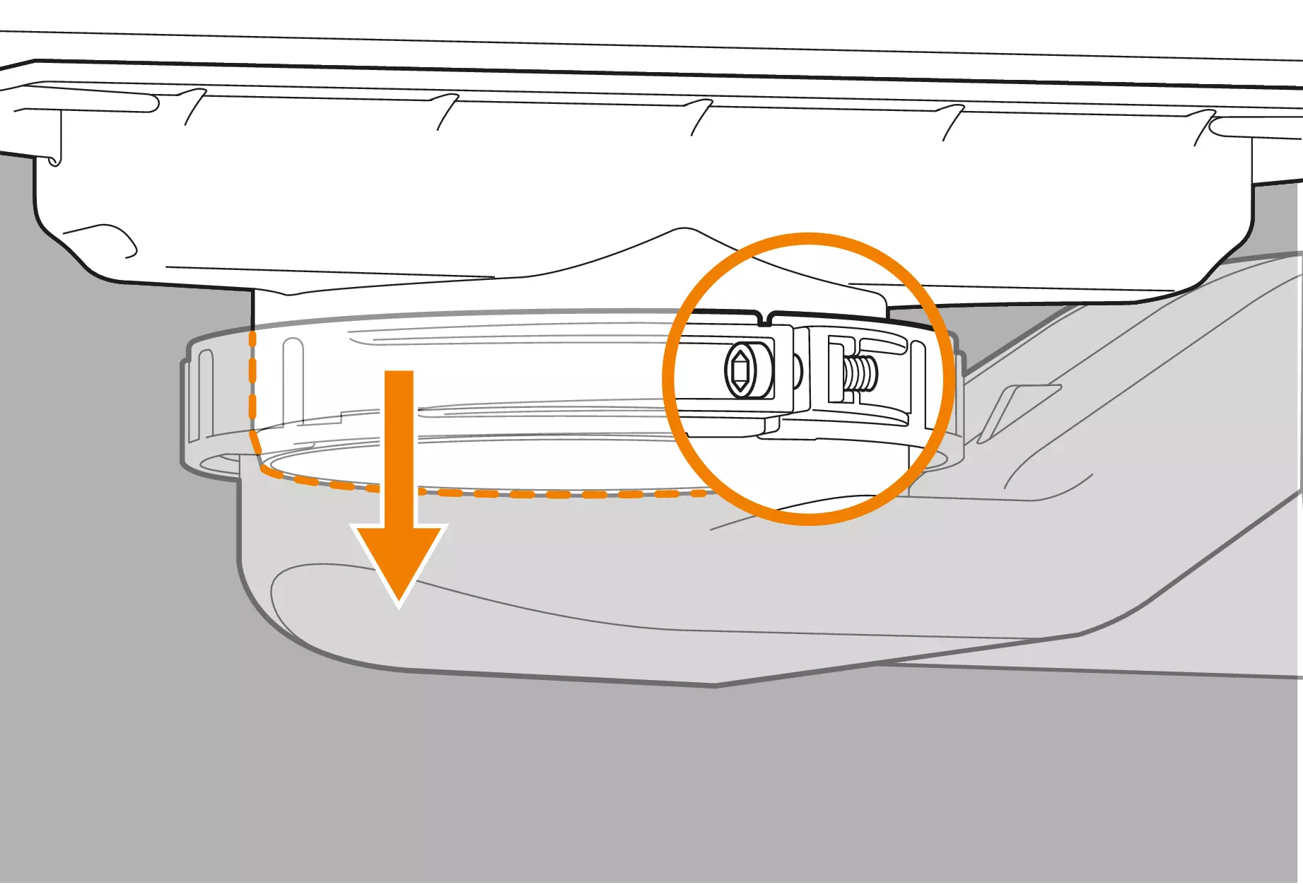 Schl&uuml;ter-Systems KERDI-LINE-VARIO-H afvoeradapter met ge&iuml;ntegreerde Schl&uuml;ter-KERDI-FLEX manchet