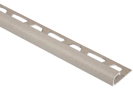 RONDEC PERFIL BORDE AMPLIO REDONDO 1/2" ALUM CREMA