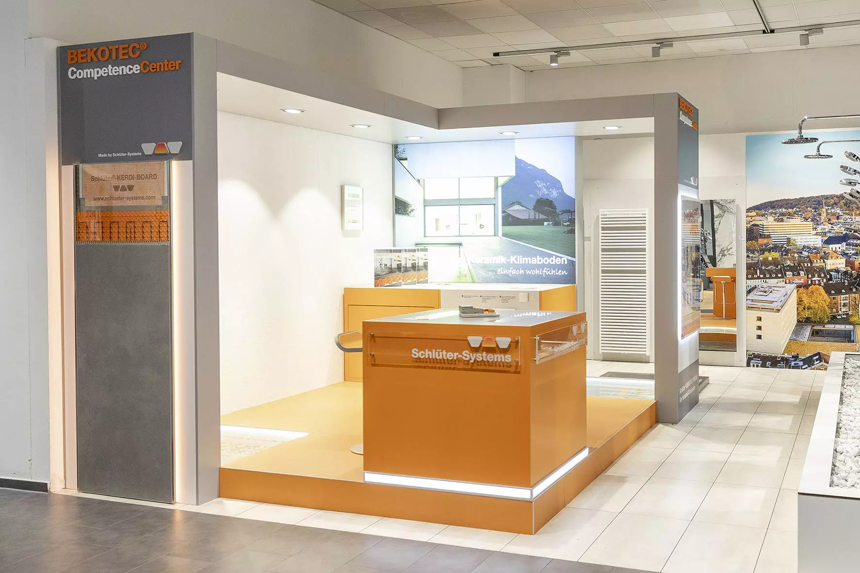 Weergave van een BEKOTEC CompetenceCenter van Schl&uuml;ter-Systems.