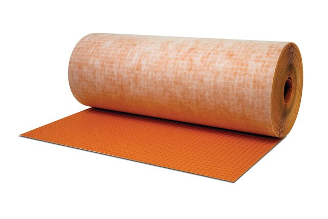 DITRA UNCOUPLING MEMBRANE 3'3" X 16'5" = 54 SF
