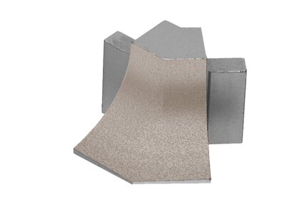 DILEX-AHKA ESQ EXT 135° ALUM CREMA