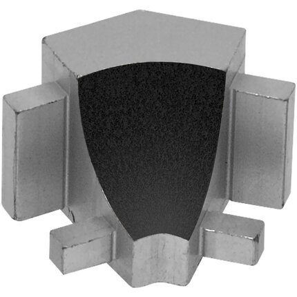 DILEX-AHK COIN INT 135° ALUM NOIR MAT