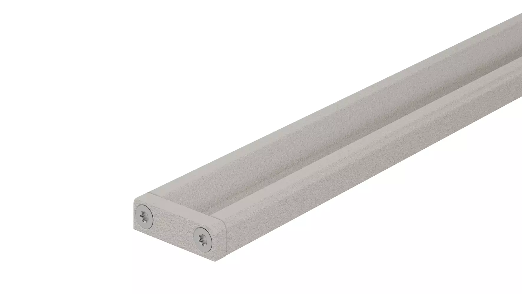 Douchegoot Schl&uuml;ter-KERDI-LINE-VARIO COVE in structuur-gecoat aluminium TSBG beigegrijs