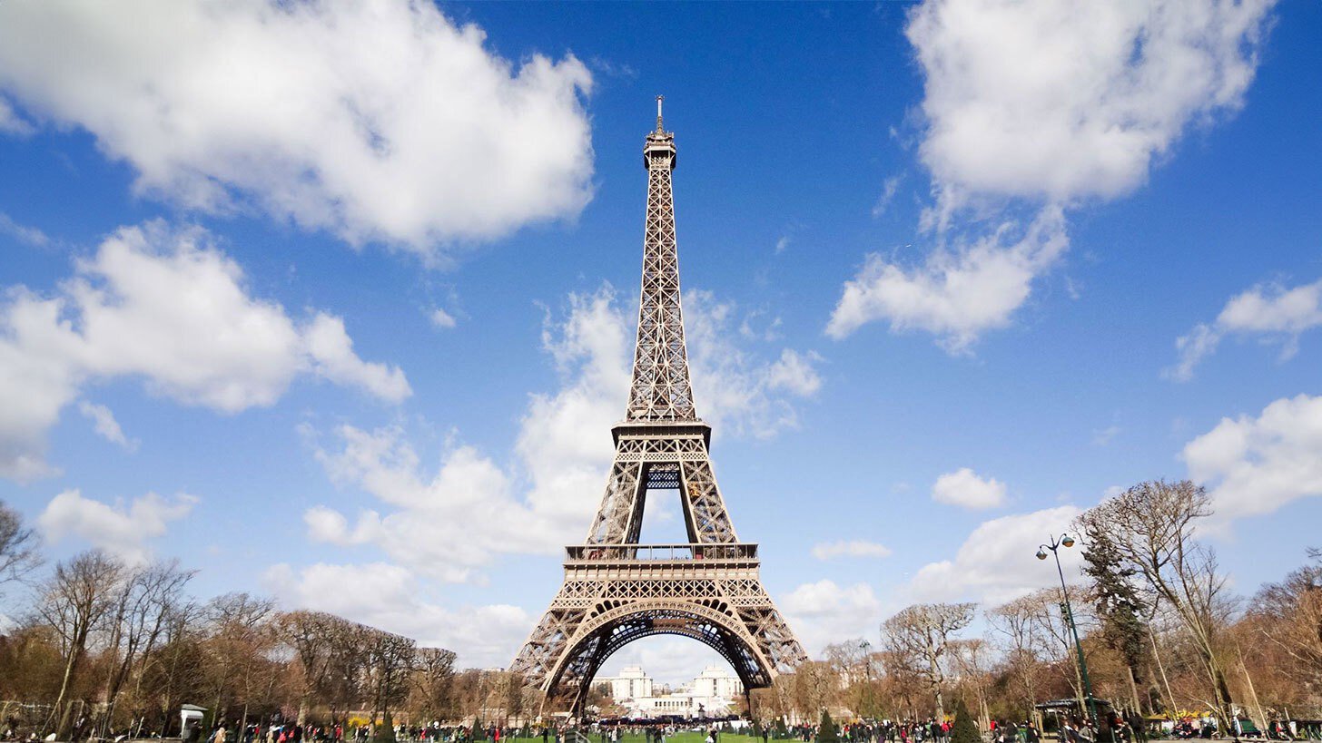 La Tour Eiffel à Paris.