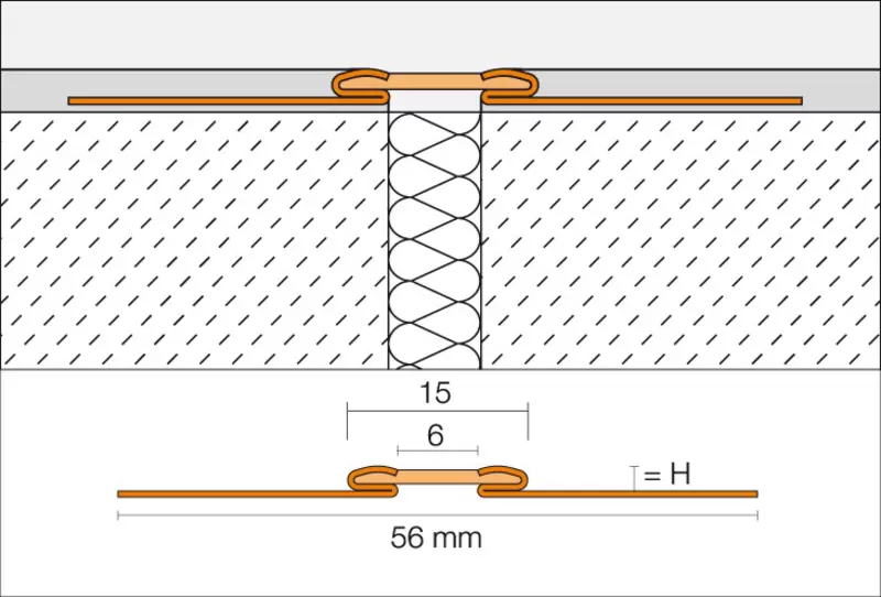 Genomskärningsritning DILEX-EKSB 1