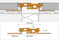 Genomskärningsritning DILEX-BT 1