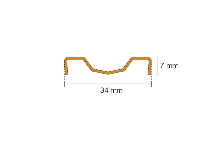 Doorsnedetekening KERDI-LINE-VARIO-COVE 8