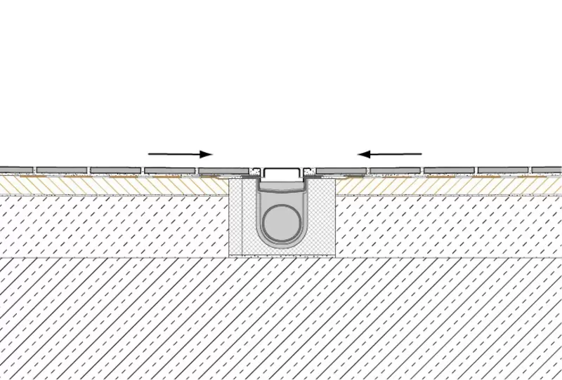Genomskärningsritning KERDI-SHOWER-LT 1