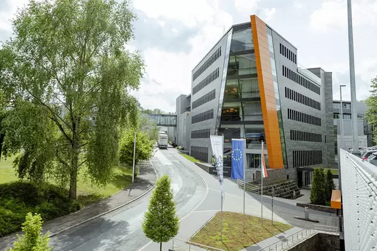 Aufsicht auf das Verwaltungsgeb&auml;ude