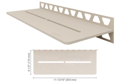 SHELF ESTANTE DE PARED RECTANG PURE CREMA