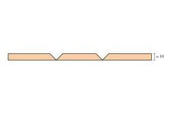 Genomskärningsritning KERDI-BOARD-U 1